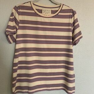 Evy’s Tree striped Tee size medium.